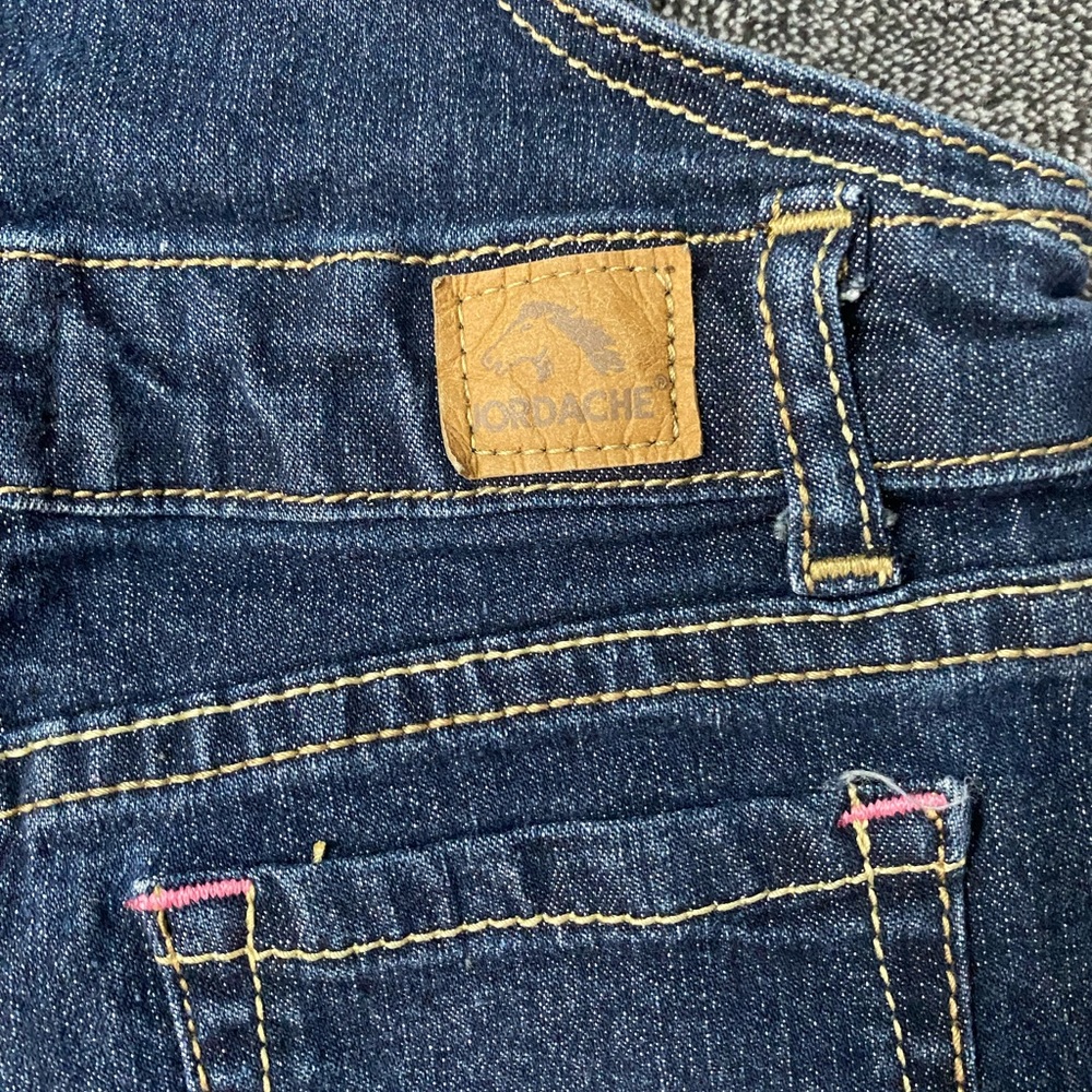 Jordache Dark Blue Kids Denim Overalls with Button Accents Size 3T - Picture 5 of 7